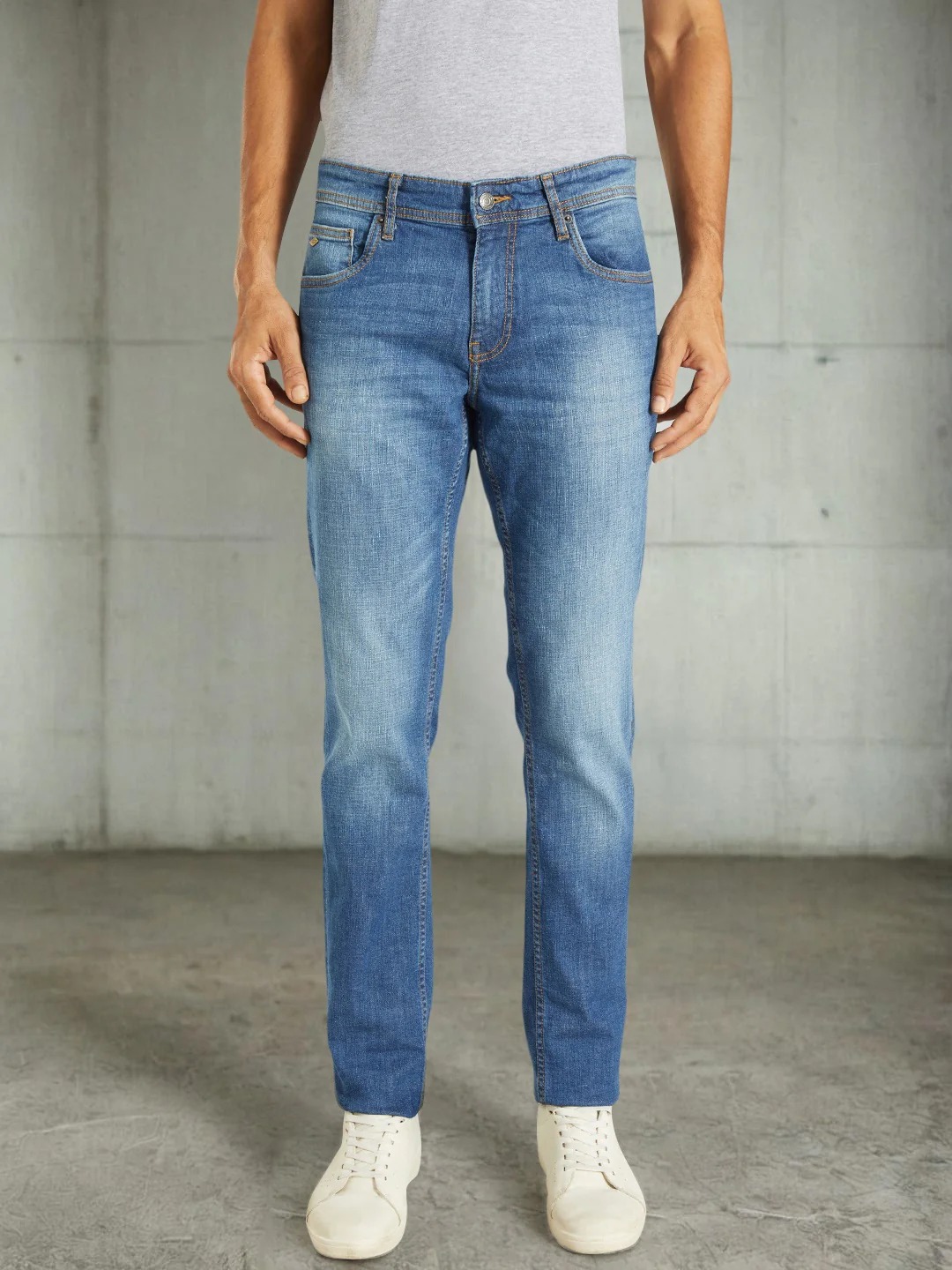 Indian Terrain Men Blue Jeans